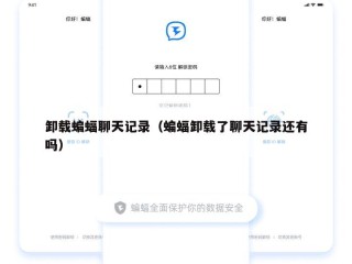卸载蝙蝠聊天记录（蝙蝠卸载了聊天记录还有吗）