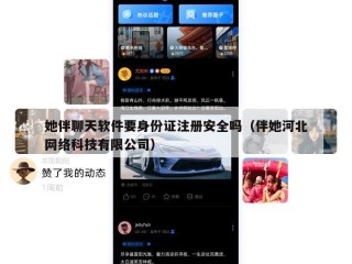 她伴聊天软件要身份证注册安全吗（伴她河北网络科技有限公司）