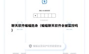 聊天软件蝙蝠隐身（蝙蝠聊天软件会被监控吗）