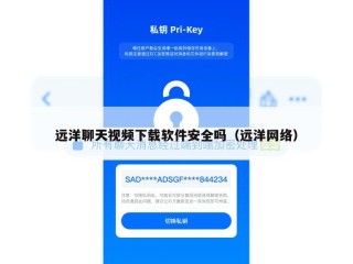 远洋聊天视频下载软件安全吗（远洋网络）