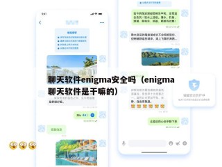 聊天软件enigma安全吗（enigma聊天软件是干嘛的）