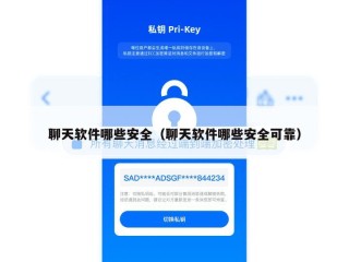 聊天软件哪些安全（聊天软件哪些安全可靠）