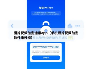 图片视频加密通讯app（手机照片视频加密软件排行榜）