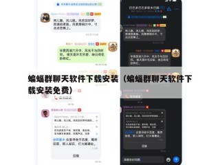 蝙蝠群聊天软件下载安装（蝙蝠群聊天软件下载安装免费）