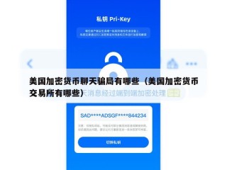 美国加密货币聊天骗局有哪些（美国加密货币交易所有哪些）