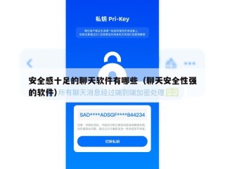 安全感十足的聊天软件有哪些（聊天安全性强的软件）