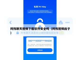 阿伟聊天视频下载软件安全吗（阿伟视频段子）