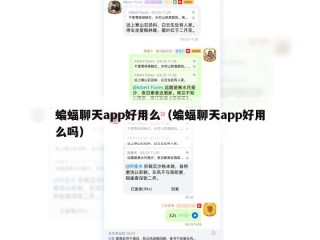蝙蝠聊天app好用么（蝙蝠聊天app好用么吗）