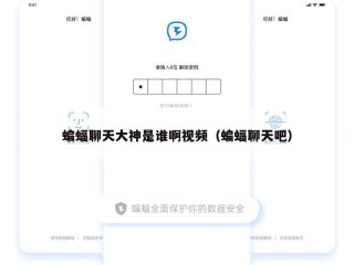 蝙蝠聊天大神是谁啊视频（蝙蝠聊天吧）