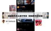 蝙蝠聊天怎么提升等级（蝙蝠聊天经验值）