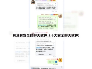 有没有安全的聊天软件（十大安全聊天软件）