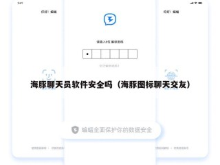 海豚聊天员软件安全吗（海豚图标聊天交友）