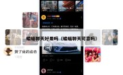 蝙蝠聊天好用吗（蝙蝠聊天可靠吗）