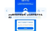 pop聊天软件安全吗（pop软件是干什么的）