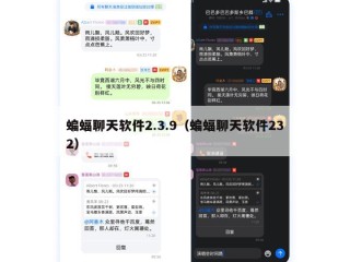 蝙蝠聊天软件2.3.9（蝙蝠聊天软件232）