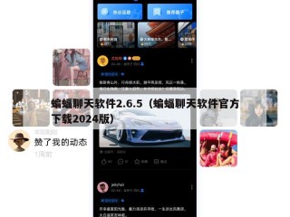 蝙蝠聊天软件2.6.5（蝙蝠聊天软件官方下载2024版）