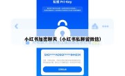 小红书加密聊天（小红书私聊留微信）