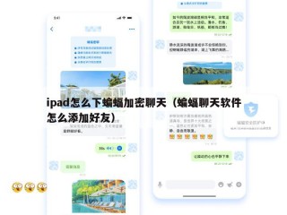 ipad怎么下蝙蝠加密聊天（蝙蝠聊天软件怎么添加好友）