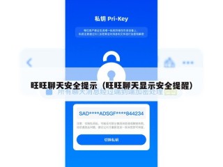 旺旺聊天安全提示（旺旺聊天显示安全提醒）