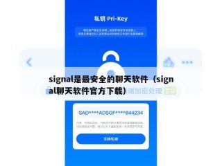 signal是最安全的聊天软件（signal聊天软件官方下载）
