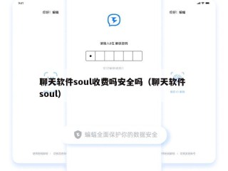 聊天软件soul收费吗安全吗（聊天软件 soul）