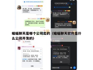 蝙蝠聊天是哪个公司出的（蝙蝠聊天软件是什么公司开发的）
