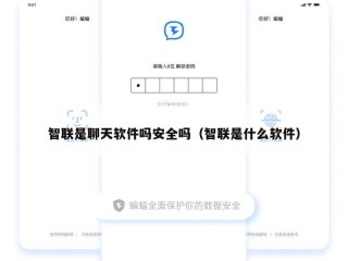 智联是聊天软件吗安全吗（智联是什么软件）