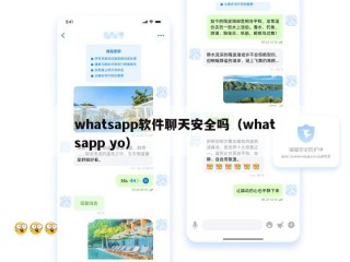 whatsapp软件聊天安全吗（whatsapp yo）