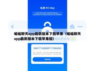 蝙蝠聊天app最新版本下载苹果（蝙蝠聊天app最新版本下载苹果版）