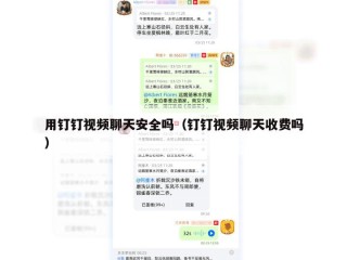 用钉钉视频聊天安全吗（钉钉视频聊天收费吗）