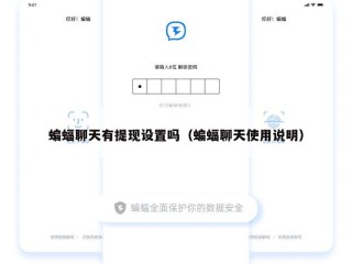 蝙蝠聊天有提现设置吗（蝙蝠聊天使用说明）