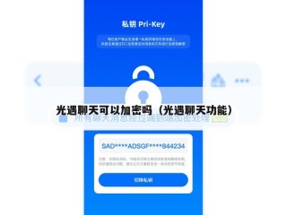 光遇聊天可以加密吗（光遇聊天功能）