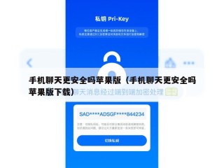 手机聊天更安全吗苹果版（手机聊天更安全吗苹果版下载）