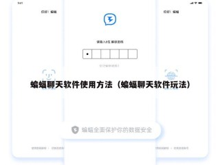 蝙蝠聊天软件使用方法（蝙蝠聊天软件玩法）