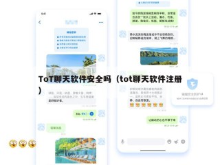 ToT聊天软件安全吗（tot聊天软件注册）