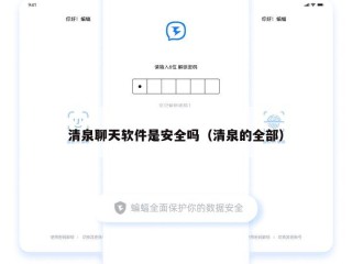 清泉聊天软件是安全吗（清泉的全部）