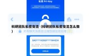科研团队私密交流（科研团队私密交流怎么做）