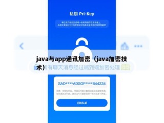 java与app通讯加密（java加密技术）