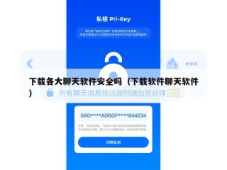 下载各大聊天软件安全吗（下载软件聊天软件）
