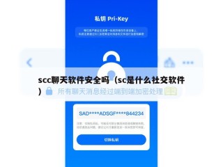 scc聊天软件安全吗（sc是什么社交软件）