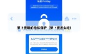 萝卜密聊的隐私保护（萝卜密怎么吃）