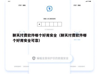 聊天付费软件哪个好用安全（聊天付费软件哪个好用安全可靠）
