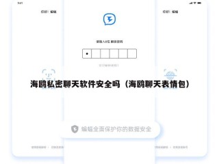 海鸥私密聊天软件安全吗（海鸥聊天表情包）