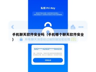 手机聊天软件安全吗（手机哪个聊天软件安全）