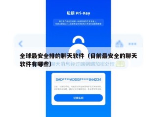 全球最安全排的聊天软件（目前最安全的聊天软件有哪些）
