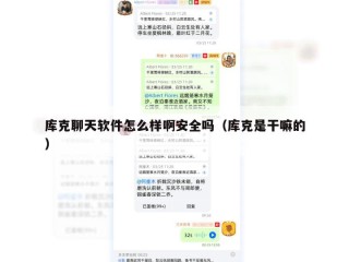 库克聊天软件怎么样啊安全吗（库克是干嘛的）
