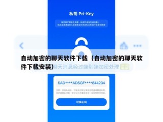 自动加密的聊天软件下载（自动加密的聊天软件下载安装）