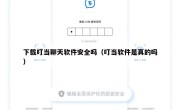 下载叮当聊天软件安全吗（叮当软件是真的吗）