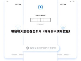 蝙蝠聊天加密器怎么用（蝙蝠聊天使用教程）
