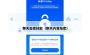 聊天加密技能（聊天内容加密）